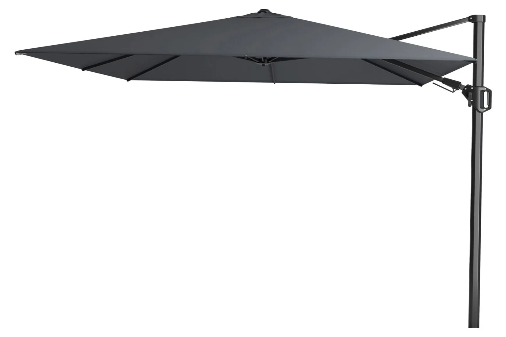 Platinum Challenger T2 3x3 m - Antraciet met voet en hoes