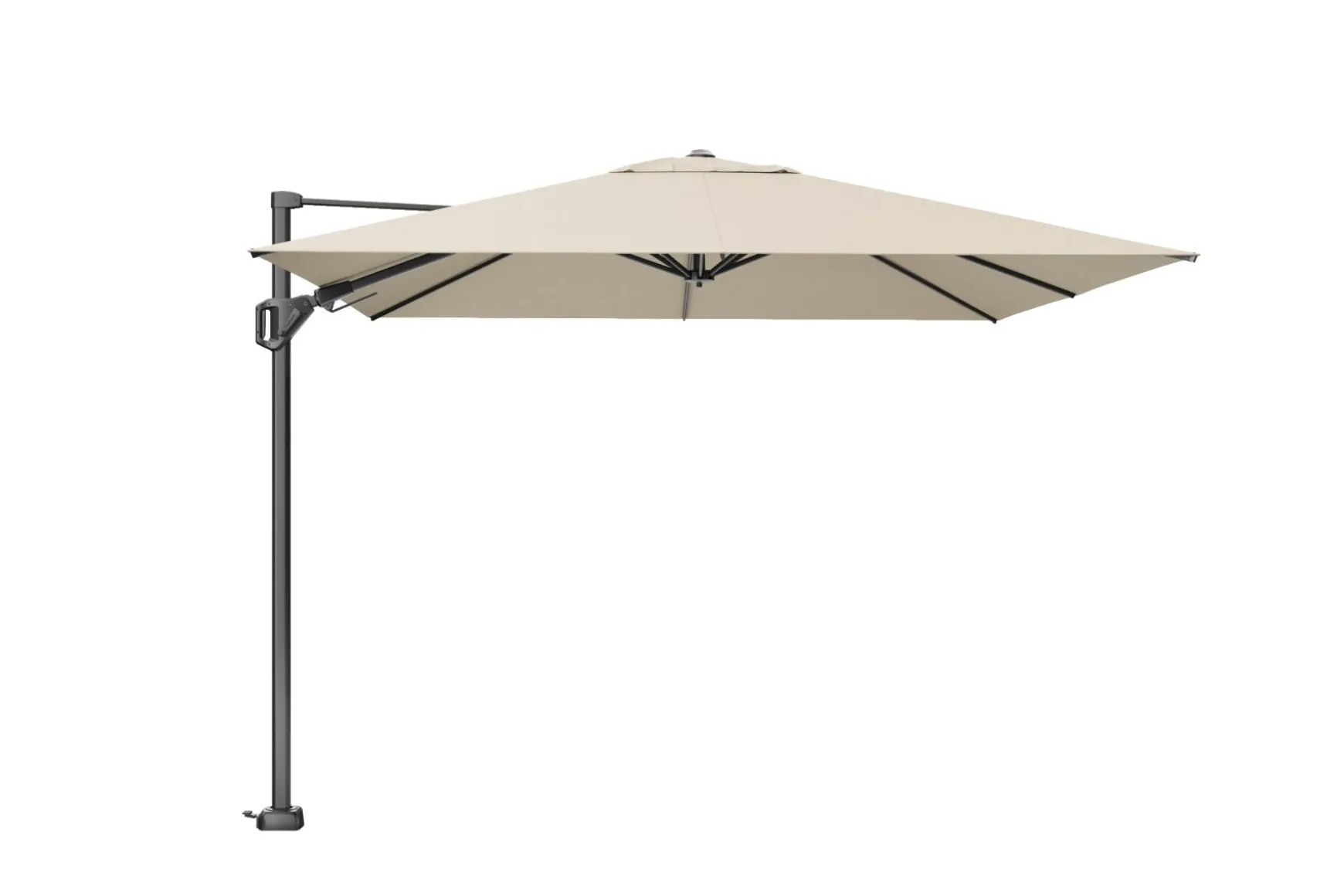 Platinum Challenger T2 zweefparasol premium - 3,5x2,6 m. - Champagne