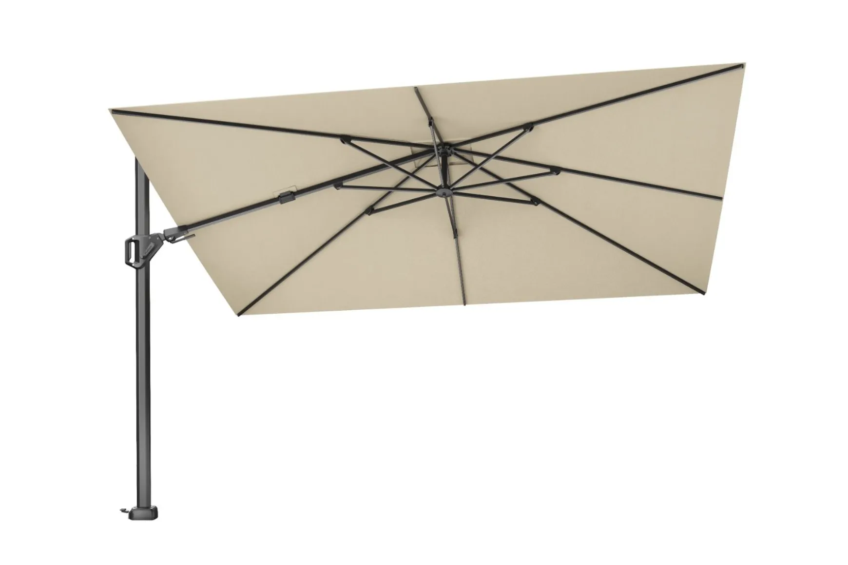 Platinum Challenger T2 zweefparasol premium - 3,5x2,6 m. - Champagne
