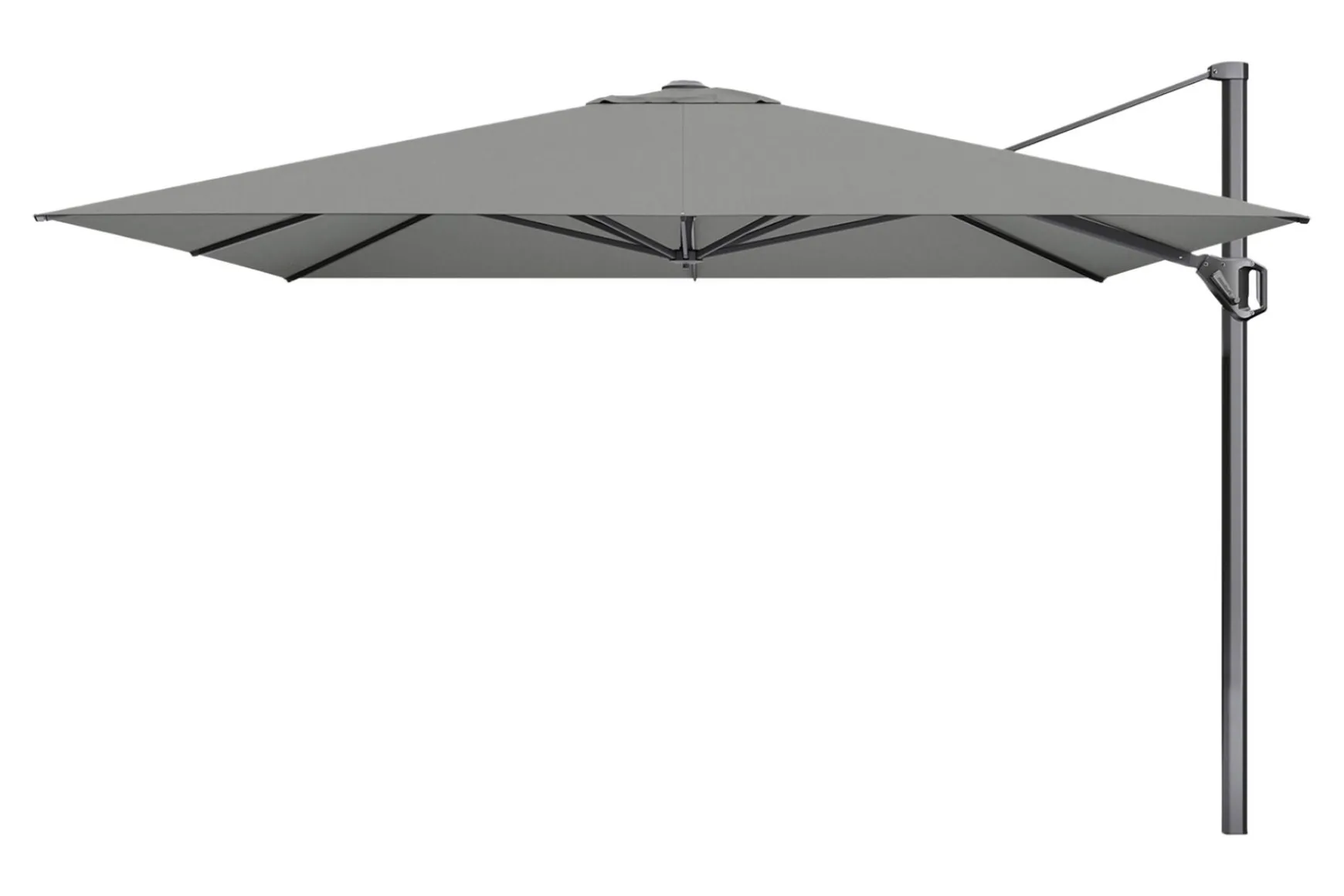 Platinum Challenger vierkante Zweefparasol T1 Premium 3,5x3,5 m. - Manhattan