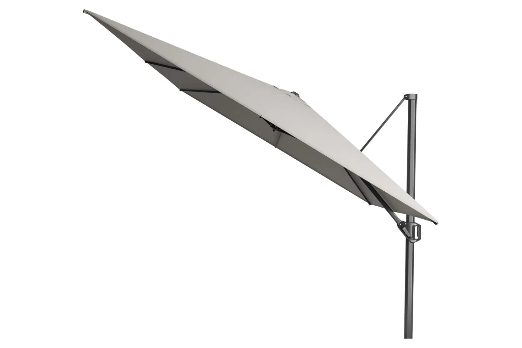 Platinum Challenger zweefparasol T1 Premium 4x3 m. - Manhattan Grey