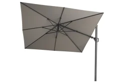 Platinum Challenger Zweefparasol T2 premium - 3x3 m. Manhattan Grey