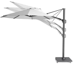 Platinum Challenger zweefparasol T2 - 3x3 m. - Antraciet