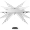 Platinum Challenger zweefparasol T2 Premium - 3,5x2,6 m. - Manhattan met ingraafvoet en hoes