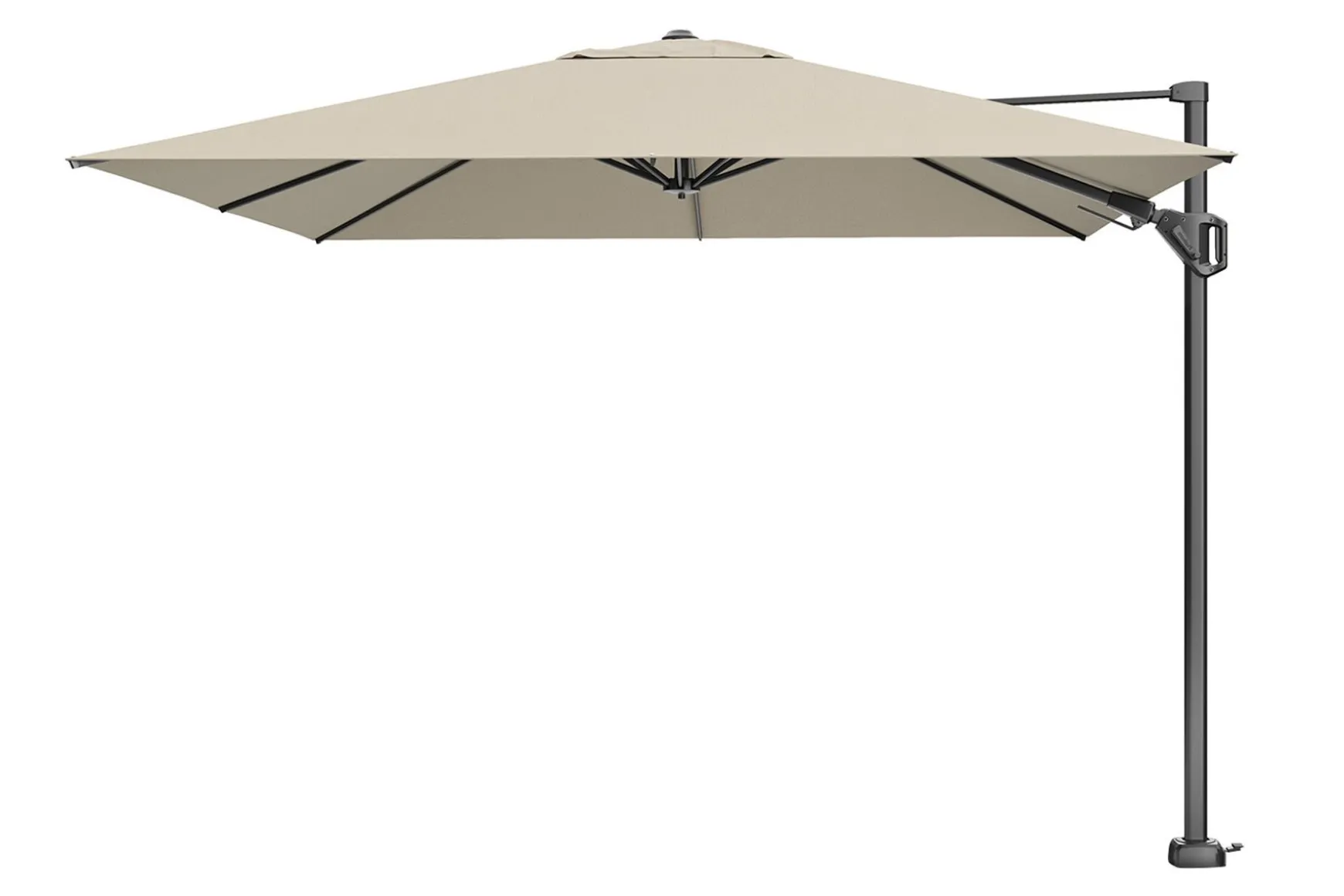 Platinum Challenger Zweefparasol T1 Premium 4x3 m. - Champagne