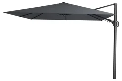 Platinum Challenger zweefparasol T2 - 3x3 m. - Antraciet - met ingraafvoet en hoes