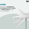Platinum Challenger zweefparasol T2 - 3x3 m. - Havana Taupe - met ingraafvoet en hoes