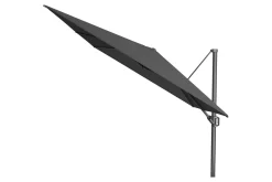 Platinum Challenger zweefparasol T1 Premium 4x3 m. - Faded Black - met ingraafvoet en hoes
