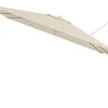 Platinum Challenger zweefparasol Premium T2 2,6x3,5 m - Sand Champagne met vulbare voet en hoes