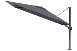 Platinum Challenger zweefparasol Premium T2 2,6x3,5 m - Faded Black met ingraafvoet en hoes