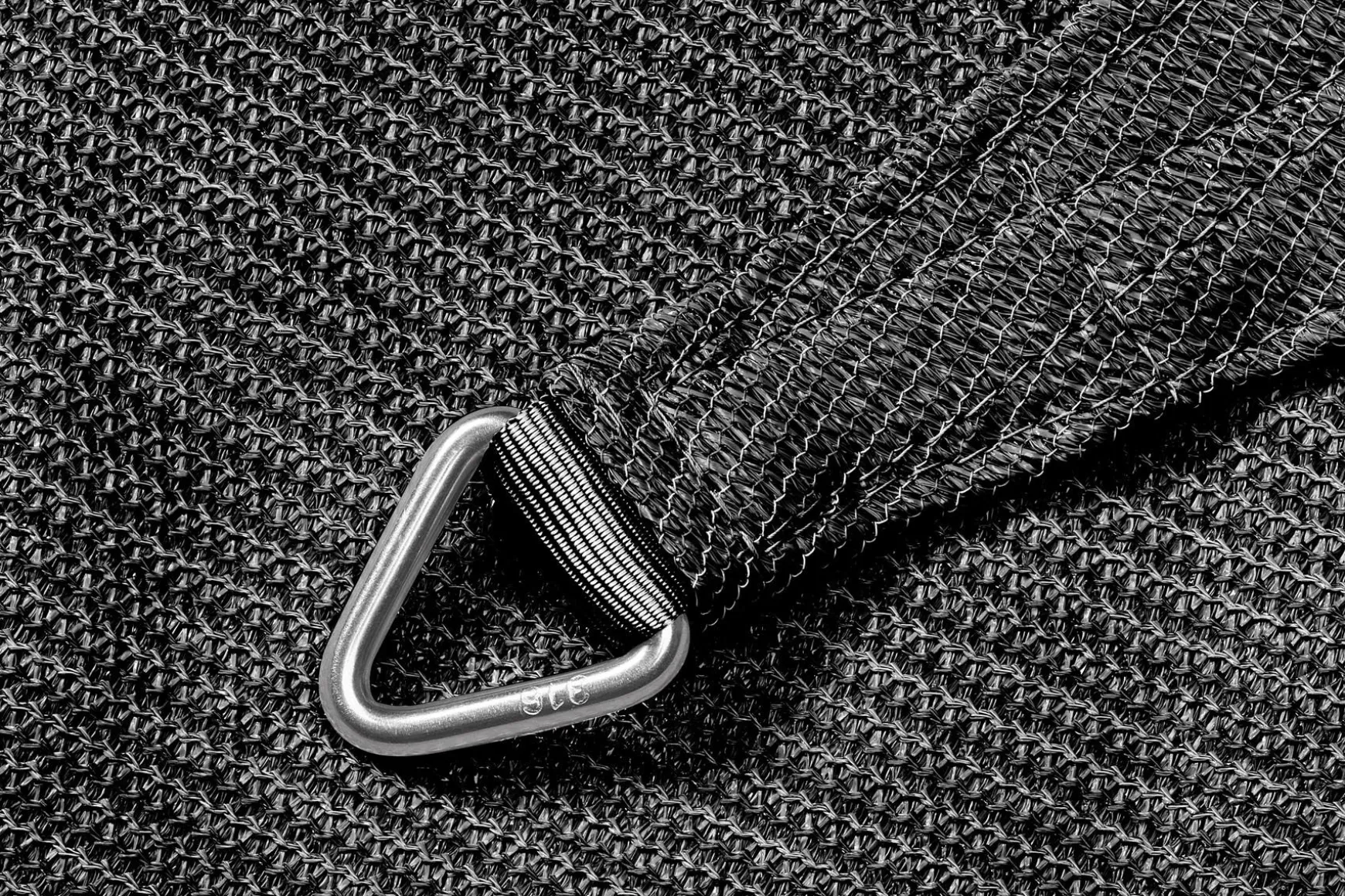 Platinum Coolfit schaduwdoek driehoek antraciet 5x5x5 m.