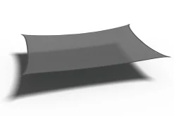 Platinum Coolfit schaduwdoek rechthoek antraciet 3x4 m