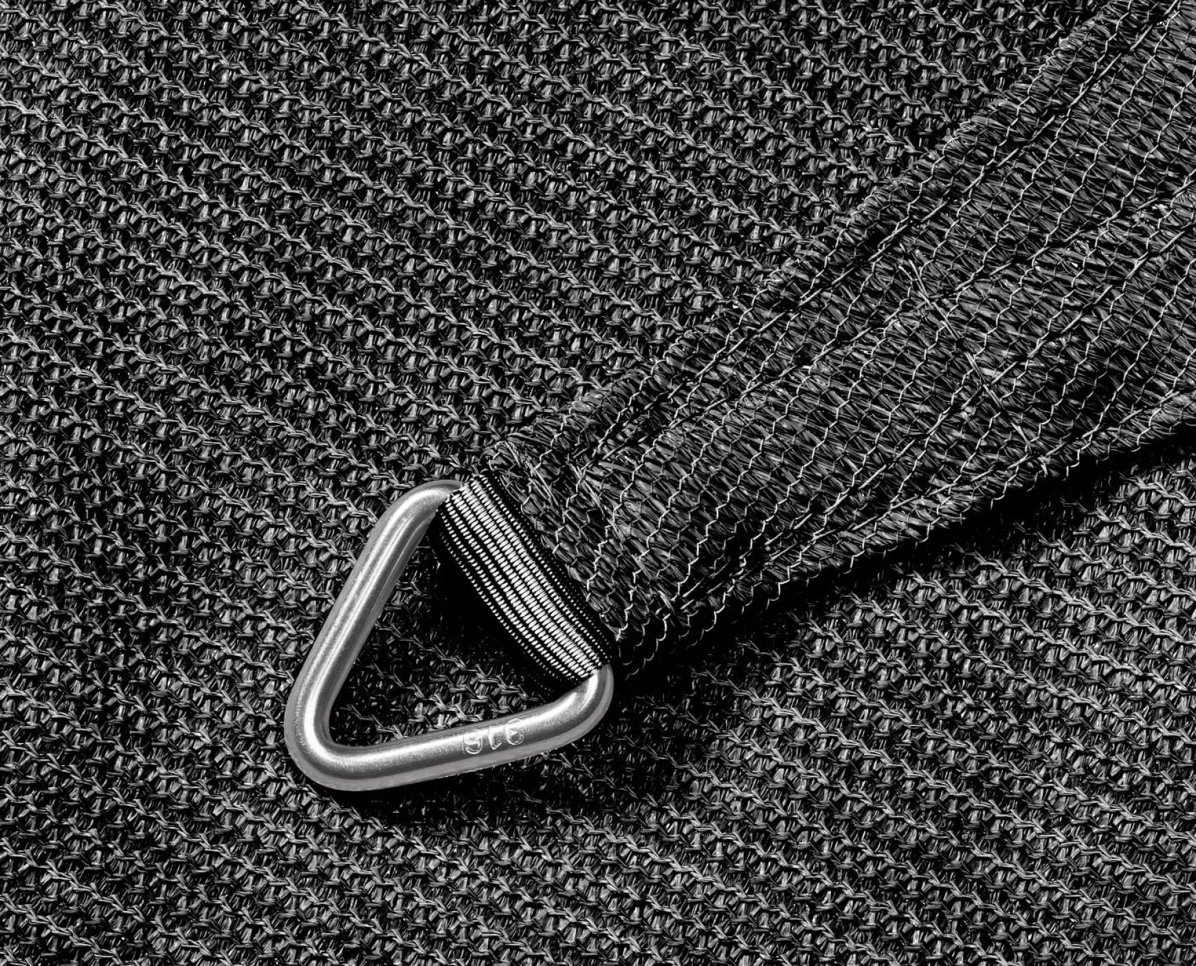 Platinum Coolfit schaduwdoek driehoek 4x4x5,7m. Antraciet
