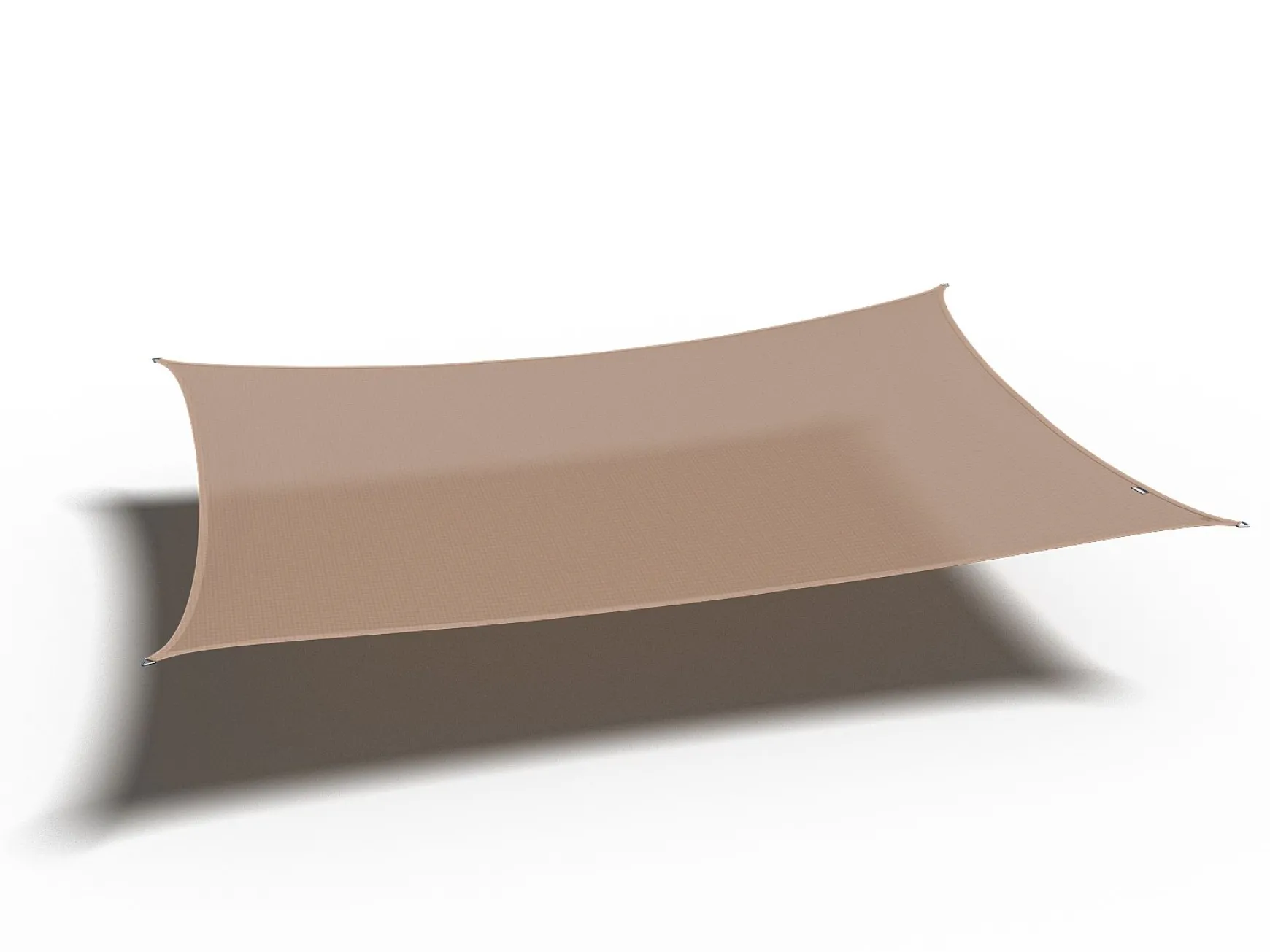 Platinum Coolfit schaduwdoek rechthoek 3x5 m. - Sand