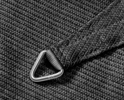 Platinum Coolfit schaduwdoek rechthoek antraciet 3x5 m