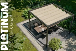 Platinum Harmonica schaduwdoek 290x300 cm. - Zand