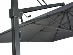 Platinum Icon T1 Zweefparasol - 4x3m. - Faded Black