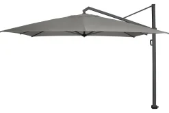 Platinum Icon T1 Zweefparasol - 4x3m. - Manhattan Grey met verzwaarde voet en hoes