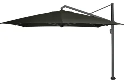 Platinum Icon T1 Zweefparasol - 4x3m. - Faded Black met verzwaarde voet en hoes