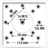 Platinum ingraafparasolvoet XL