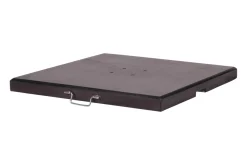 Platinum Milano parasolvoet 90 kg. - Zwart