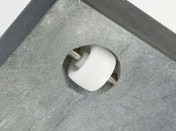 Platinum Milano parasolvoet 90 kg. - Zwart