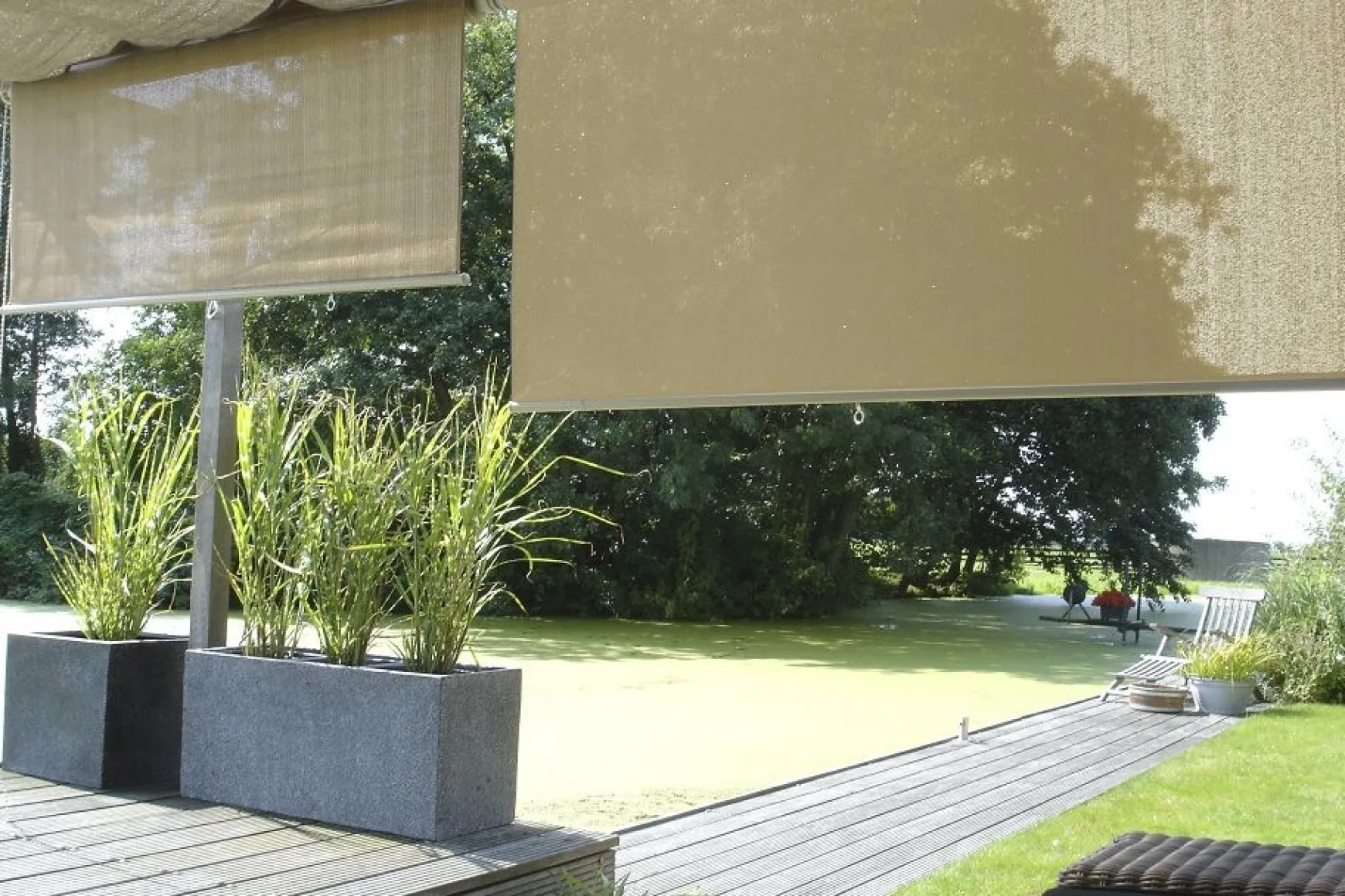 Platinum Nesling Coolfit rolgordijn 198x240 cm. - Zand