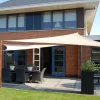 Platinum Nesling Coolfit schaduwdoek driehoek 3,6x3,6x3,6 m. - gebroken wit