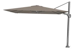 Platinum Nexus T2 zweefparasol 3x3 m. - Havanna taupe - met Marbella voet en hoes