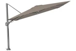 Platinum Nexus T2 zweefparasol 3x3 m. - Havanna taupe - met vulbare voet en hoes