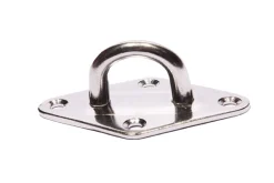 Platinum plaat met oog RVS