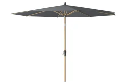 Platinum Riva stokparasol 3 m. rond - Teak Antraciet
