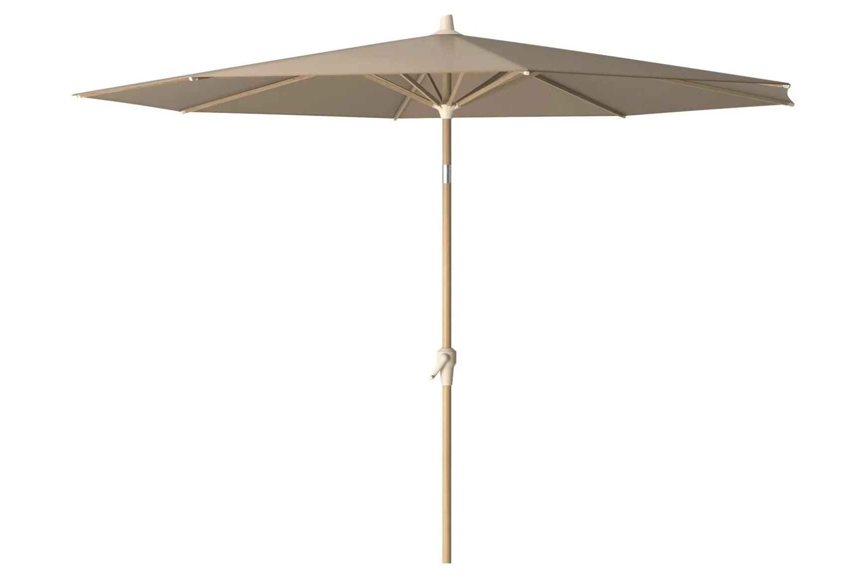 Platinum Riva stokparasol 3 m. rond - Teak Taupe - Op=Op