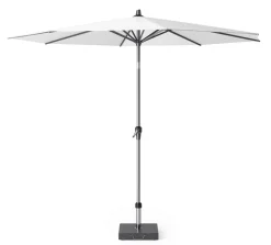 Platinum Riva stokparasol 3 m. rond - Wit