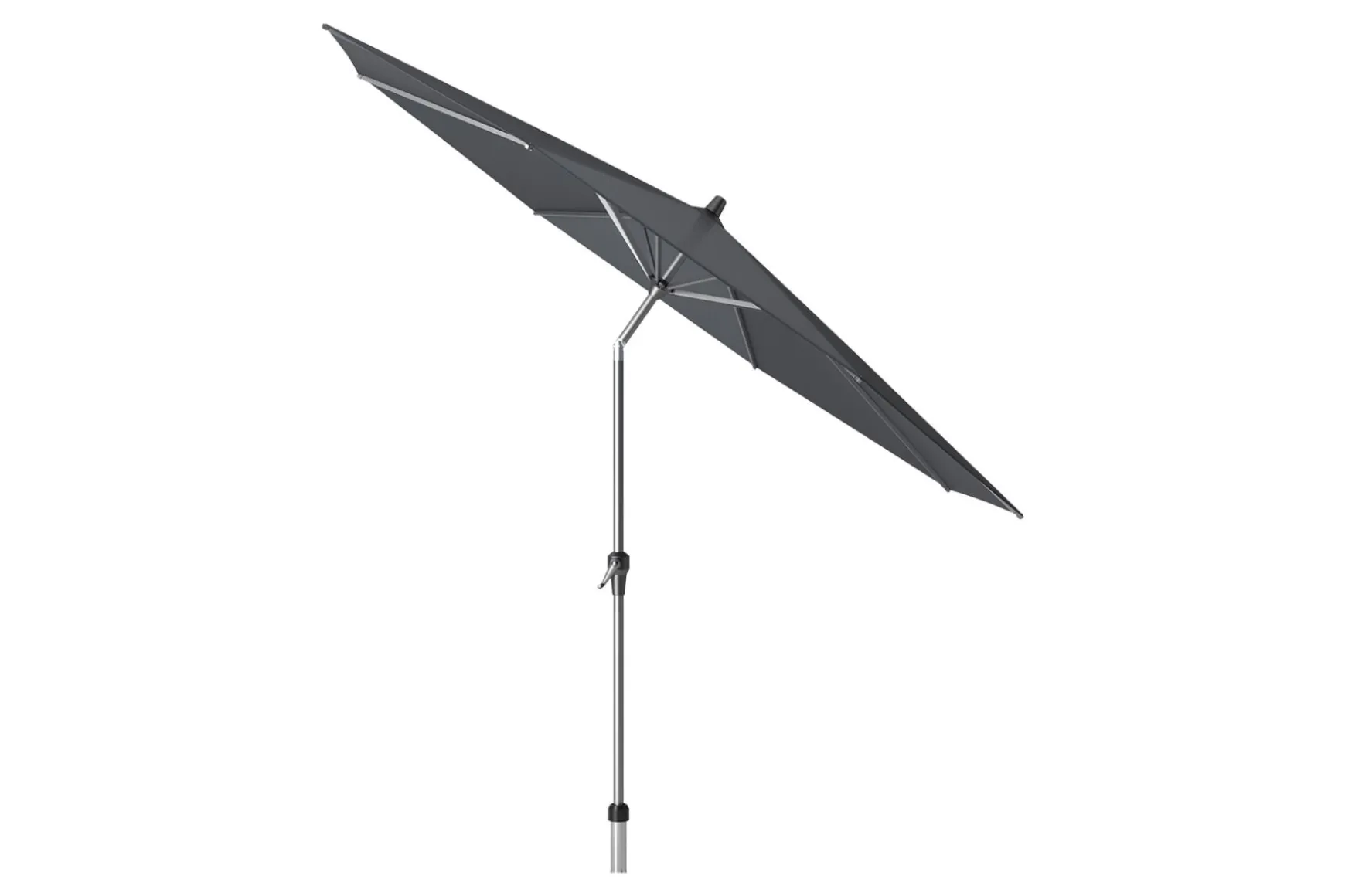 Platinum Riva stokparasol 3 m. rond - Antraciet