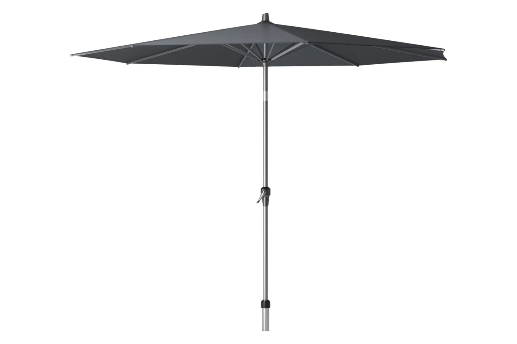 Platinum Riva stokparasol 3 m. rond - Antraciet
