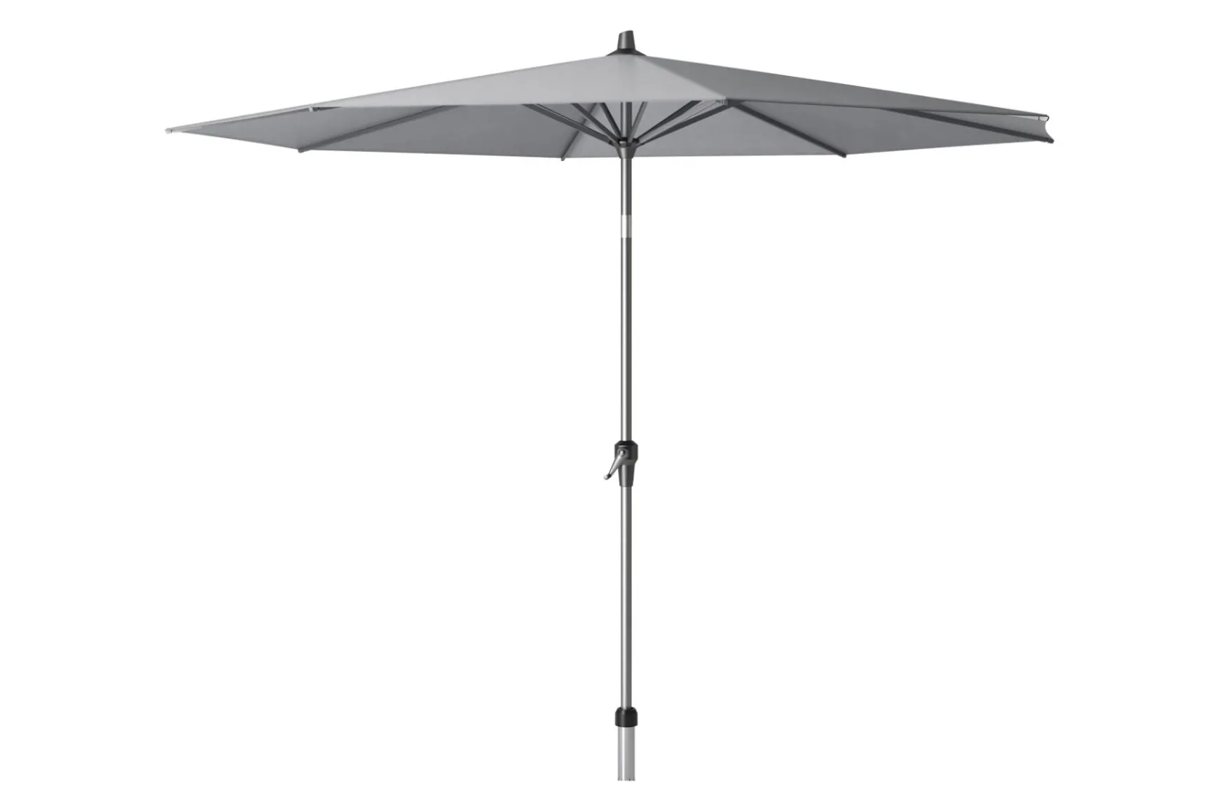 Platinum Riva stokparasol 3 m. rond - Premium - Manhattan Grey