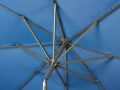 Platinum Riva stokparasol 3 m. rond - Premium - Faded black