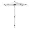 Platinum Riva stokparasol 2,5 m. rond - White
