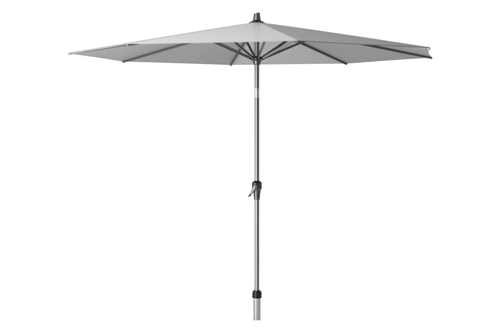 Platinum Riva stokparasol 3 m. rond - Light Grey