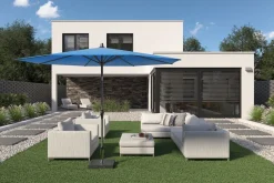 Platinum Riva stokparasol 3 m. rond - Olive