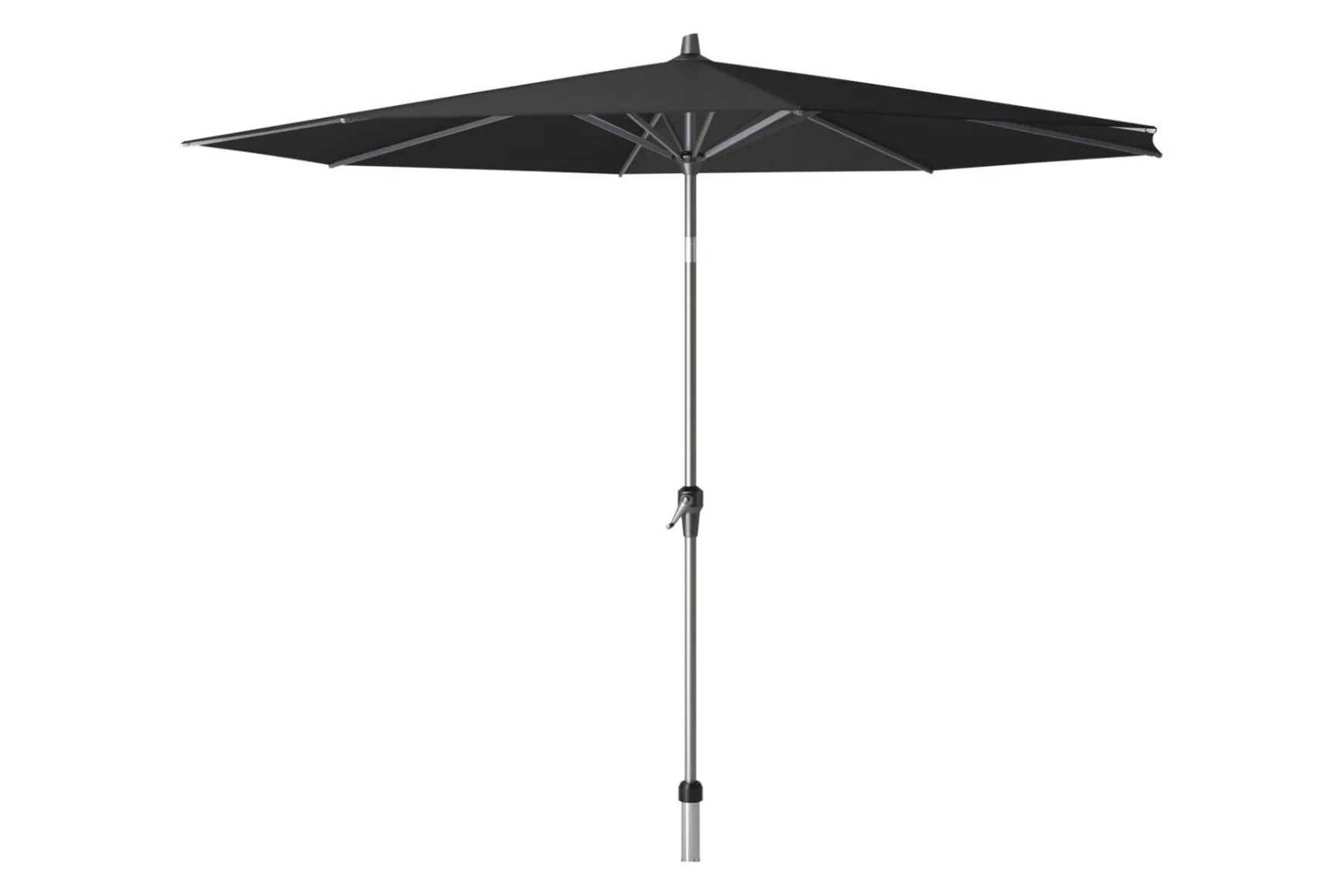 Platinum Riva stokparasol 3 m. rond - Black