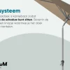 Platinum Riva stokparasol 2,5x2,5 m. - Olive