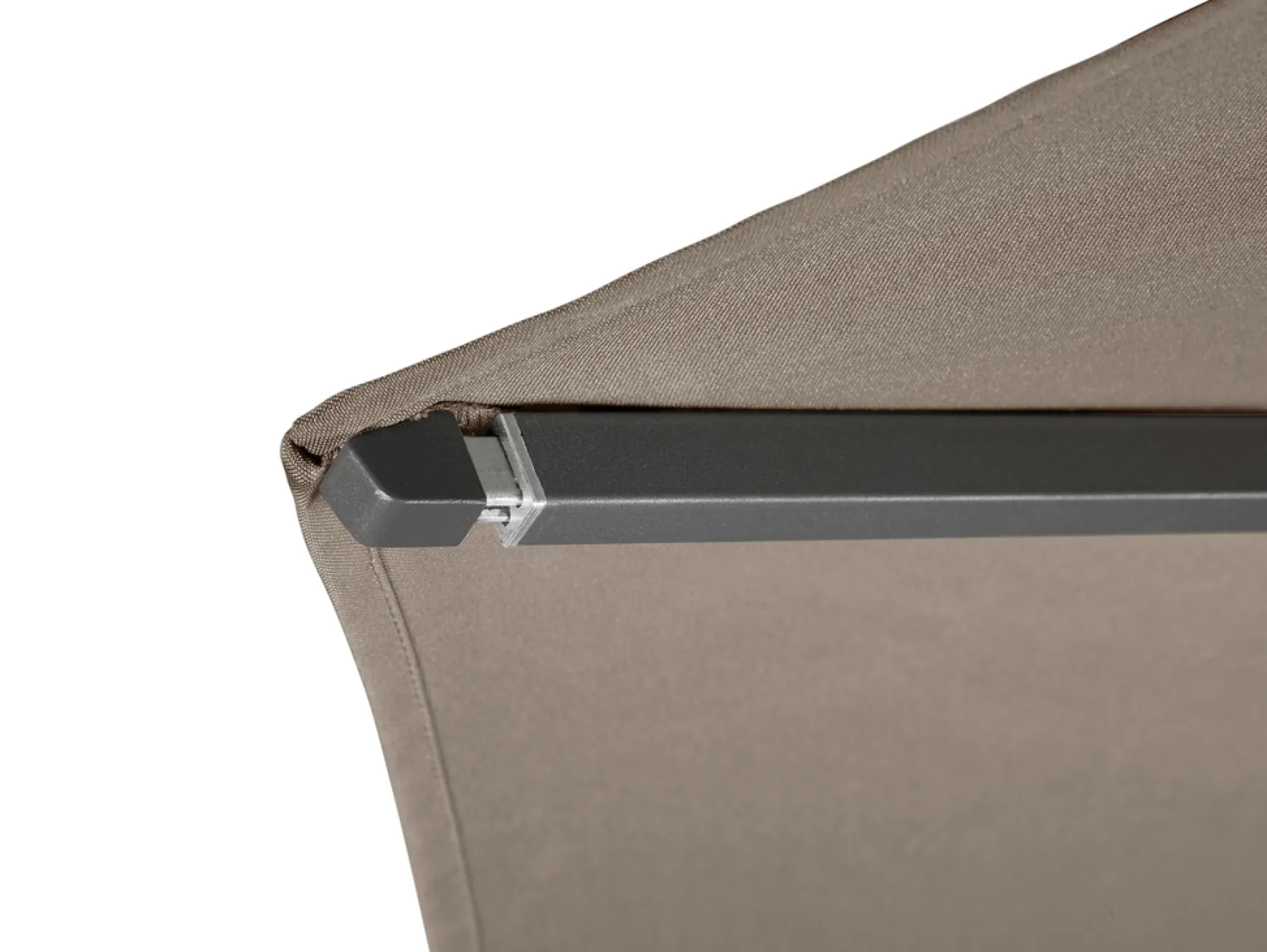Platinum Riva stokparasol 3x2 m. - Olive
