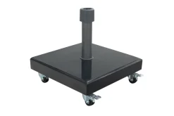 Platinum verrijdbare parasolvoet Rome 40 kg - Black Polished