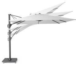 Platinum Voyager Rechthoek Zweefparasol T1 3x2 m. - Antraciet