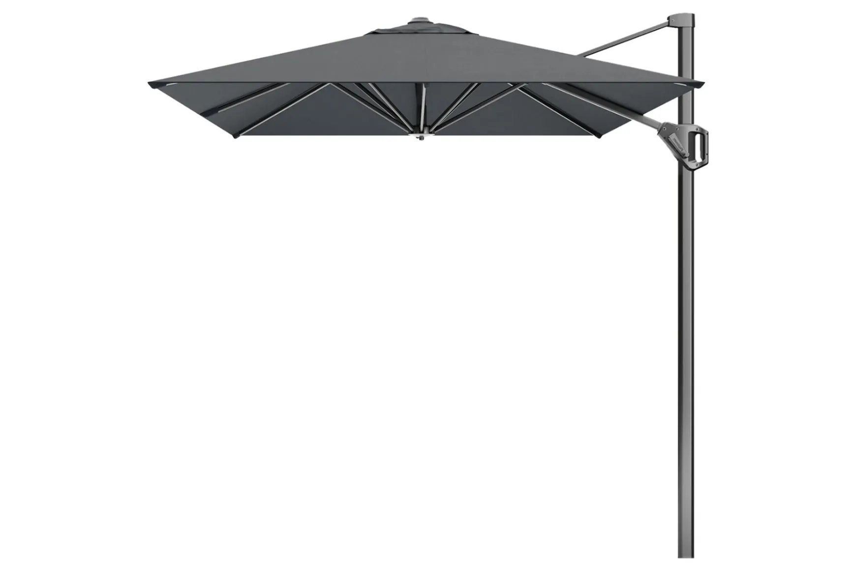 Platinum Voyager Rechthoek Zweefparasol T1 3x2 m. - Antraciet