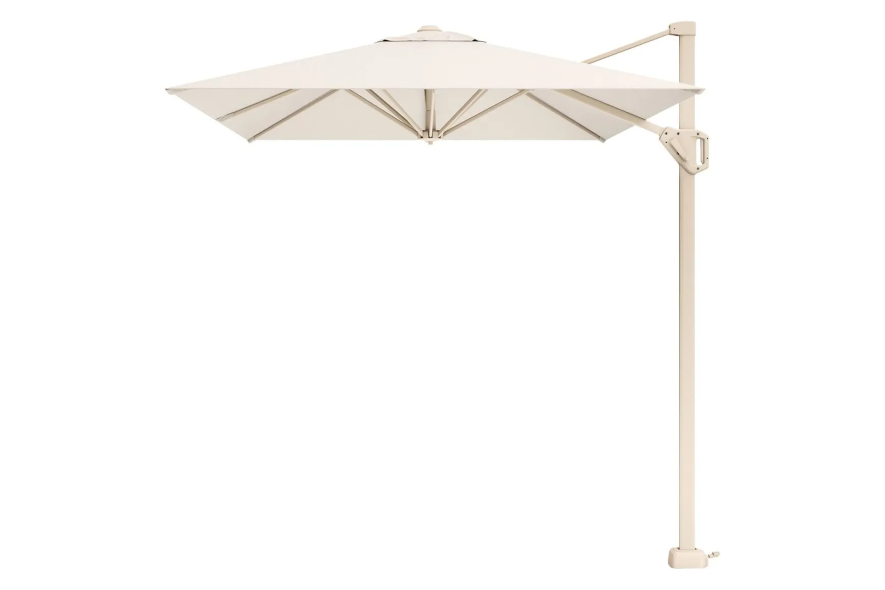 Platinum Voyager rechthoek Zweefparasol T1 3x2 m. - Sand Ivory