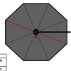Platinum Voyager Ronde Zweefparasol T1 3m. - Taupe