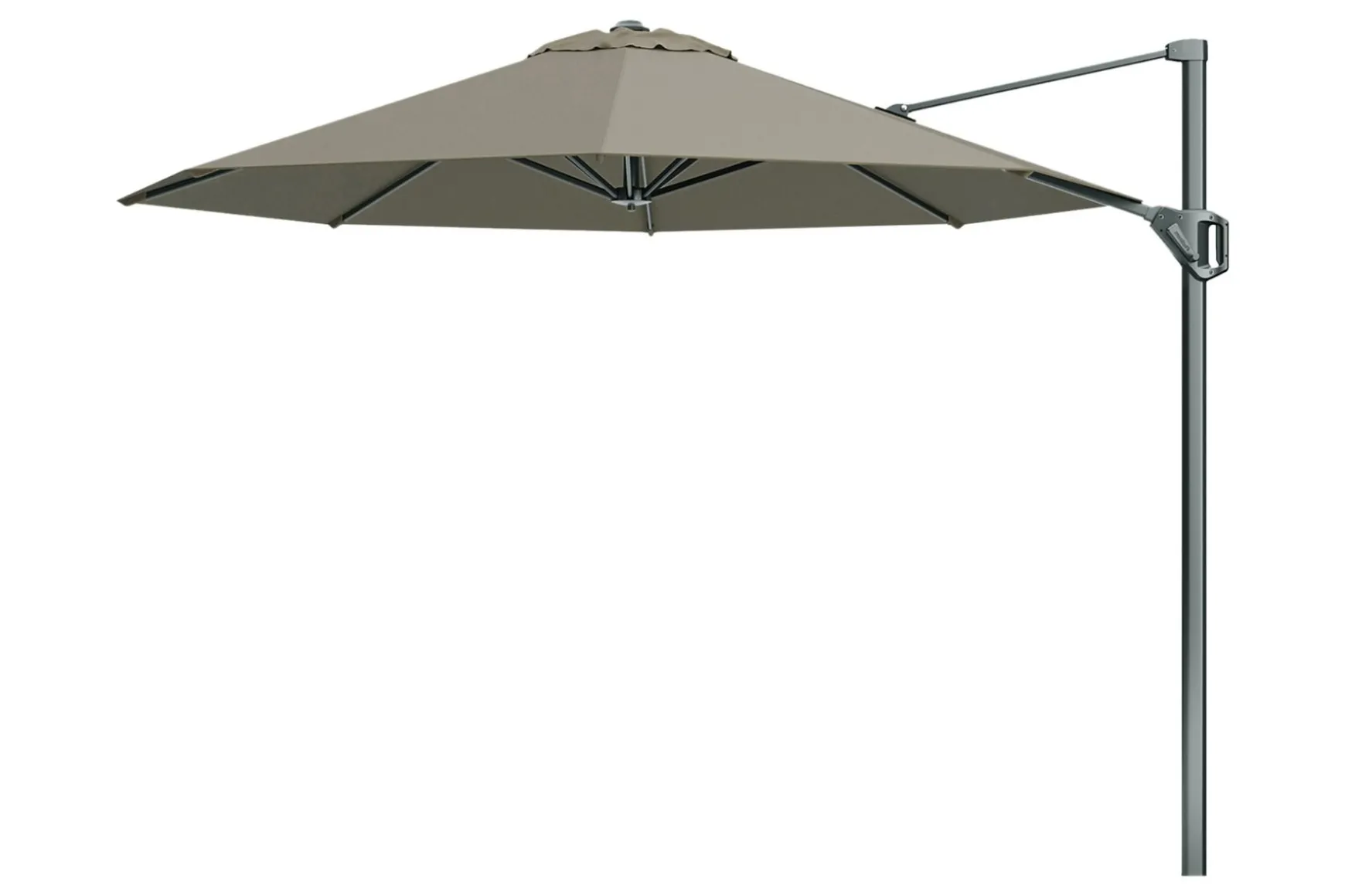 Platinum Voyager Ronde Zweefparasol T1 3m. - Taupe